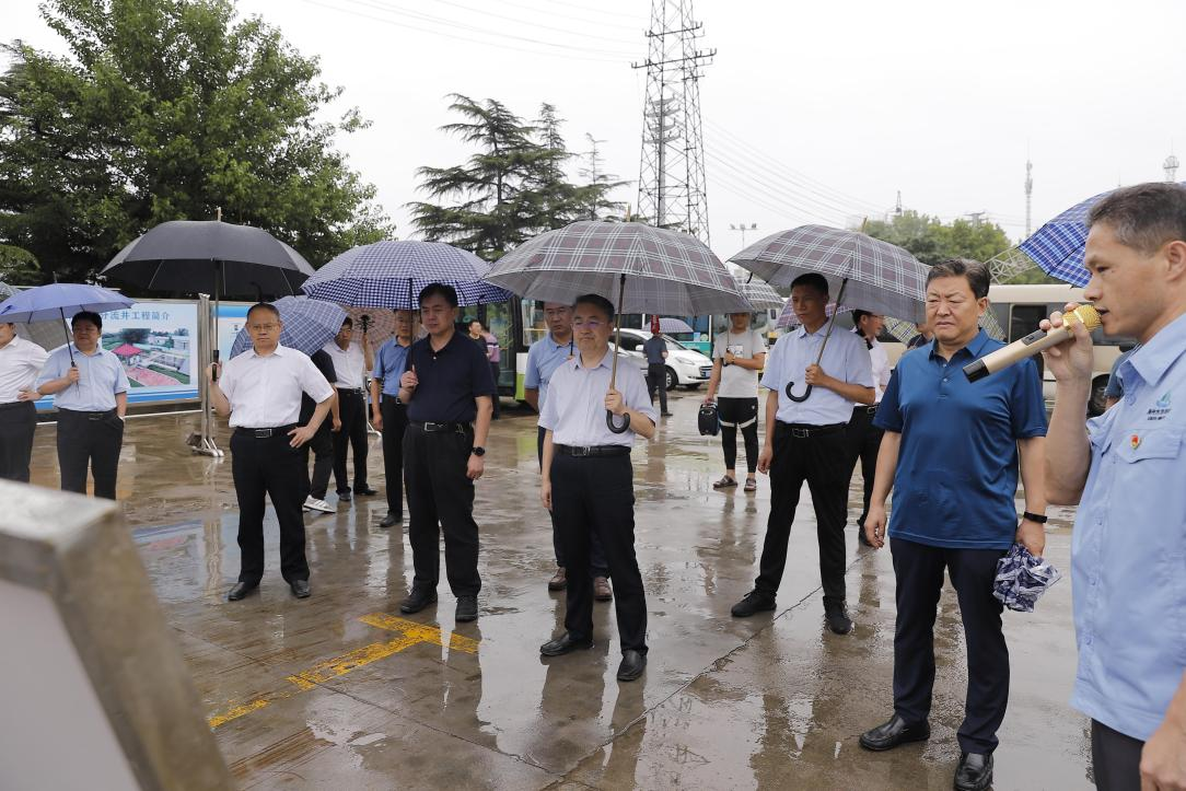 【集团动态】国家减灾中心主任魏振宽莅滕督导城市防汛工作