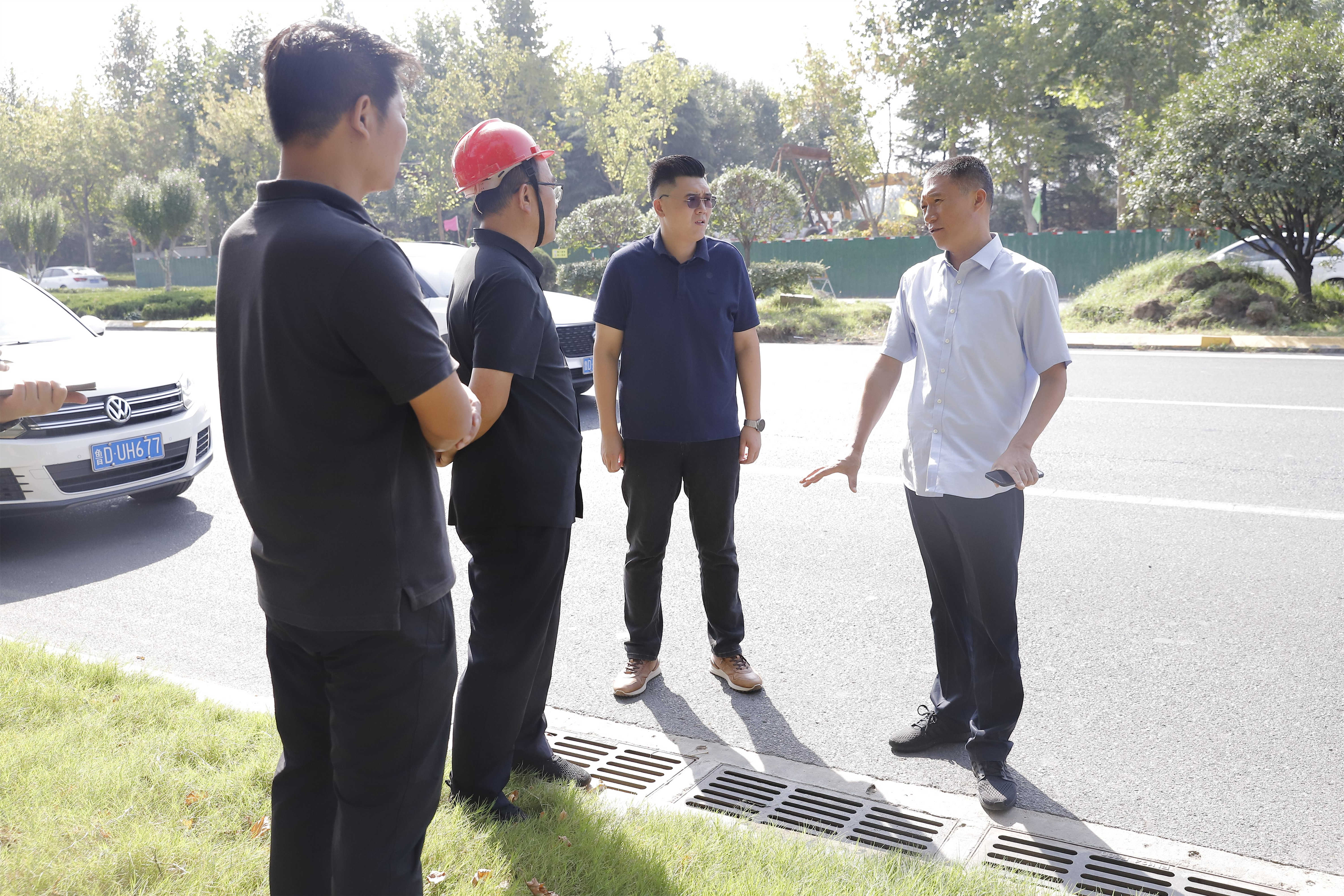 【集团动态】滕州市水务发展集团召开国庆节前重点工程推进暨安全生产现场会