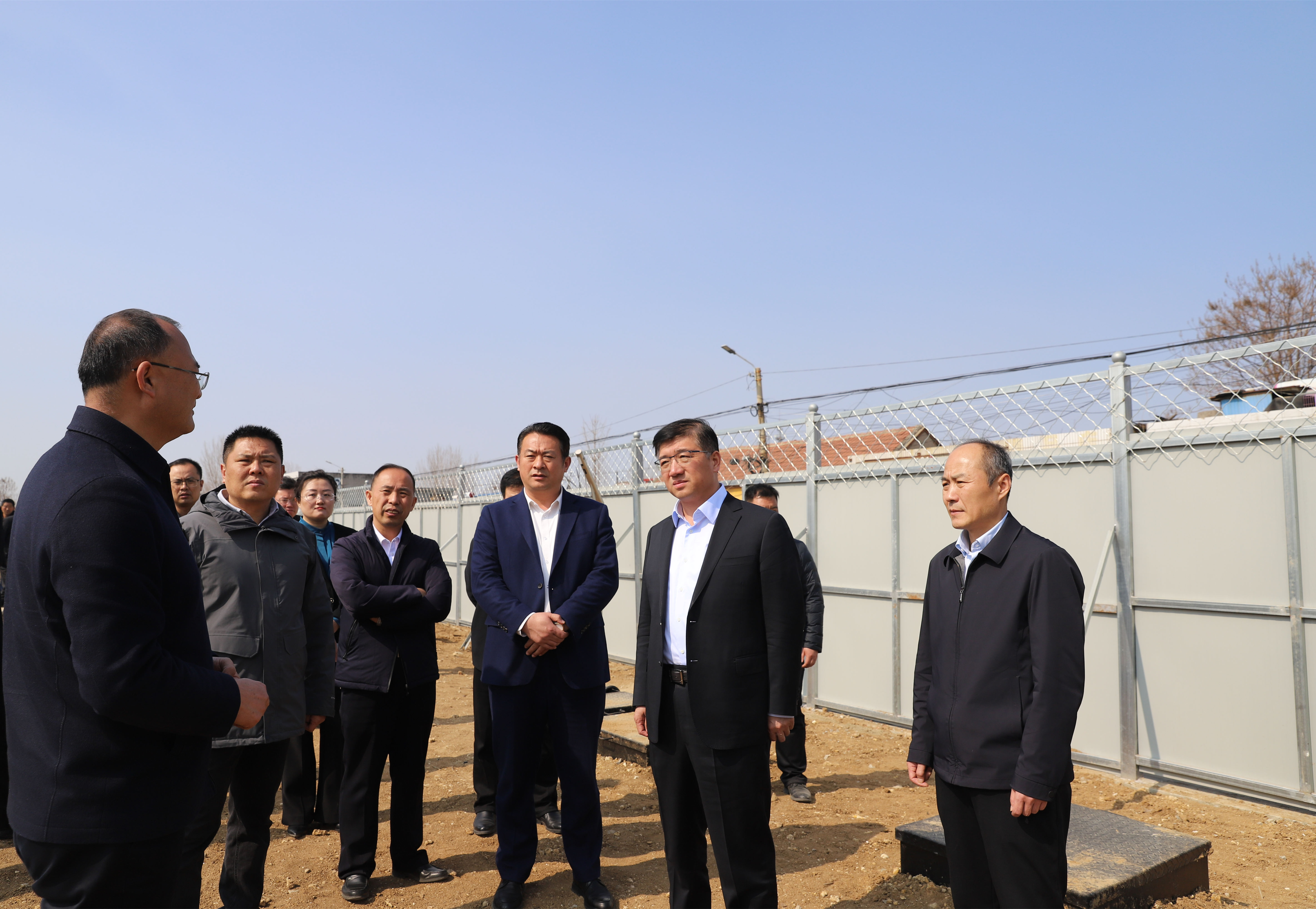 【集团动态】赵炜副市长调研瓦渣沟治理项目建设