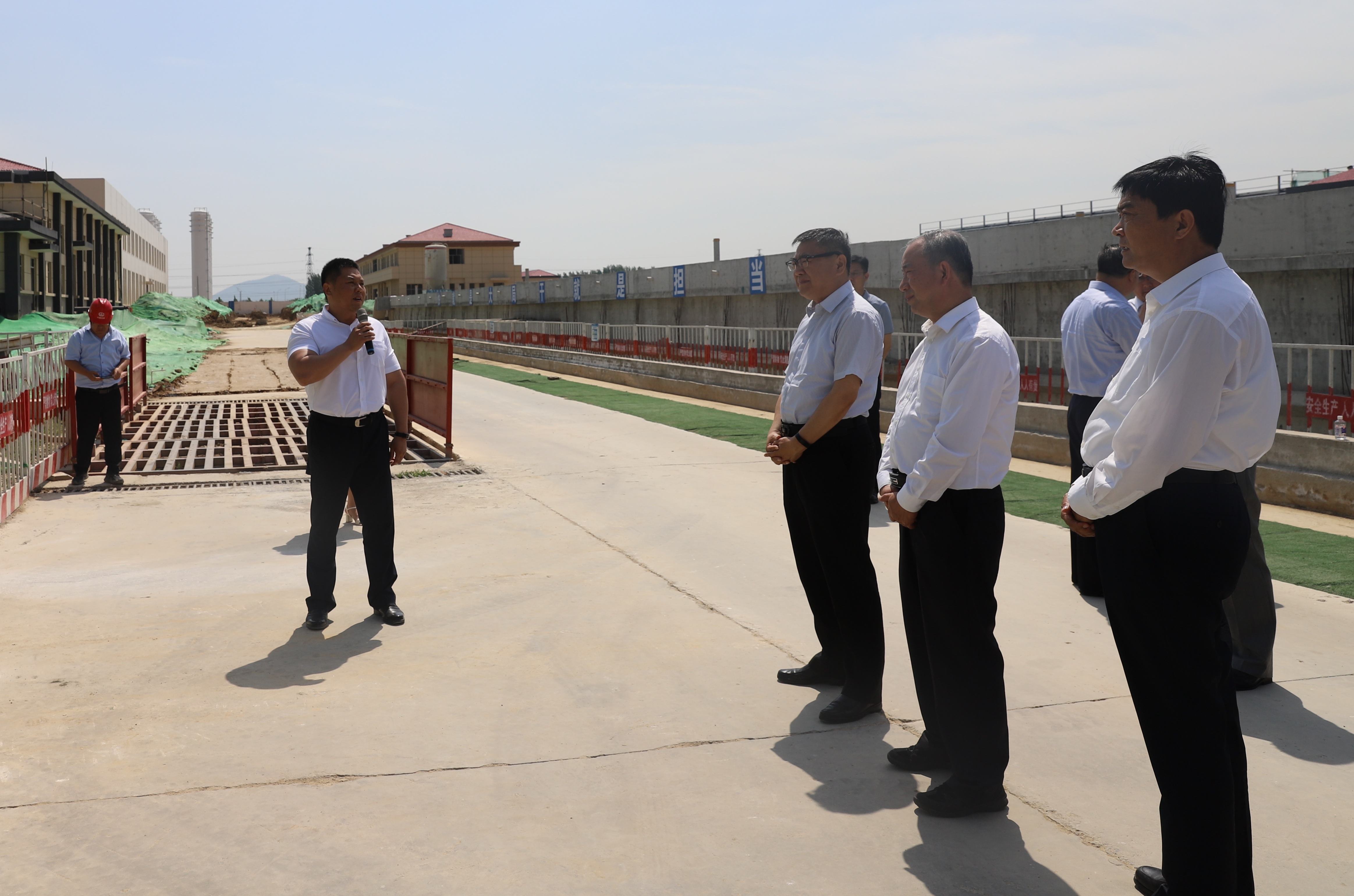 【集团动态】市人大调研东沙河水厂建设