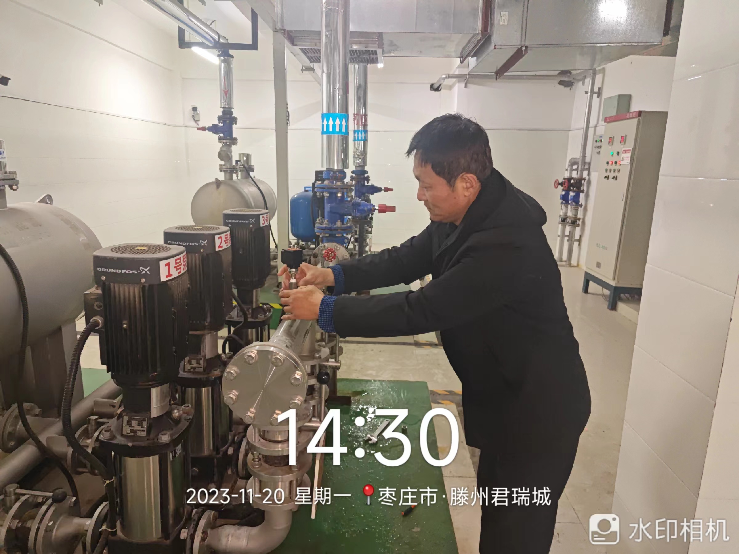 二次加压泵房检修