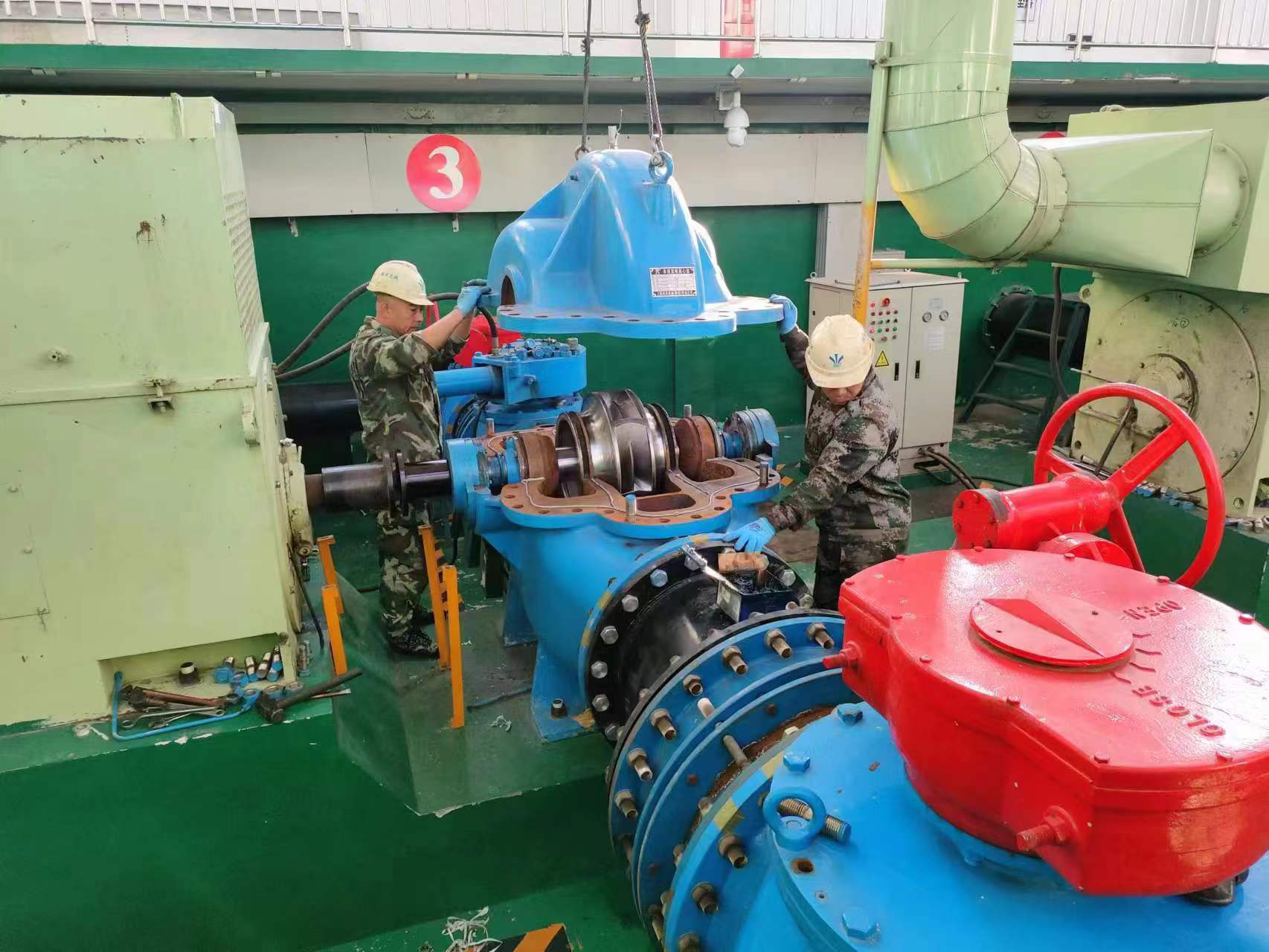 南水北调加压泵站安全检查