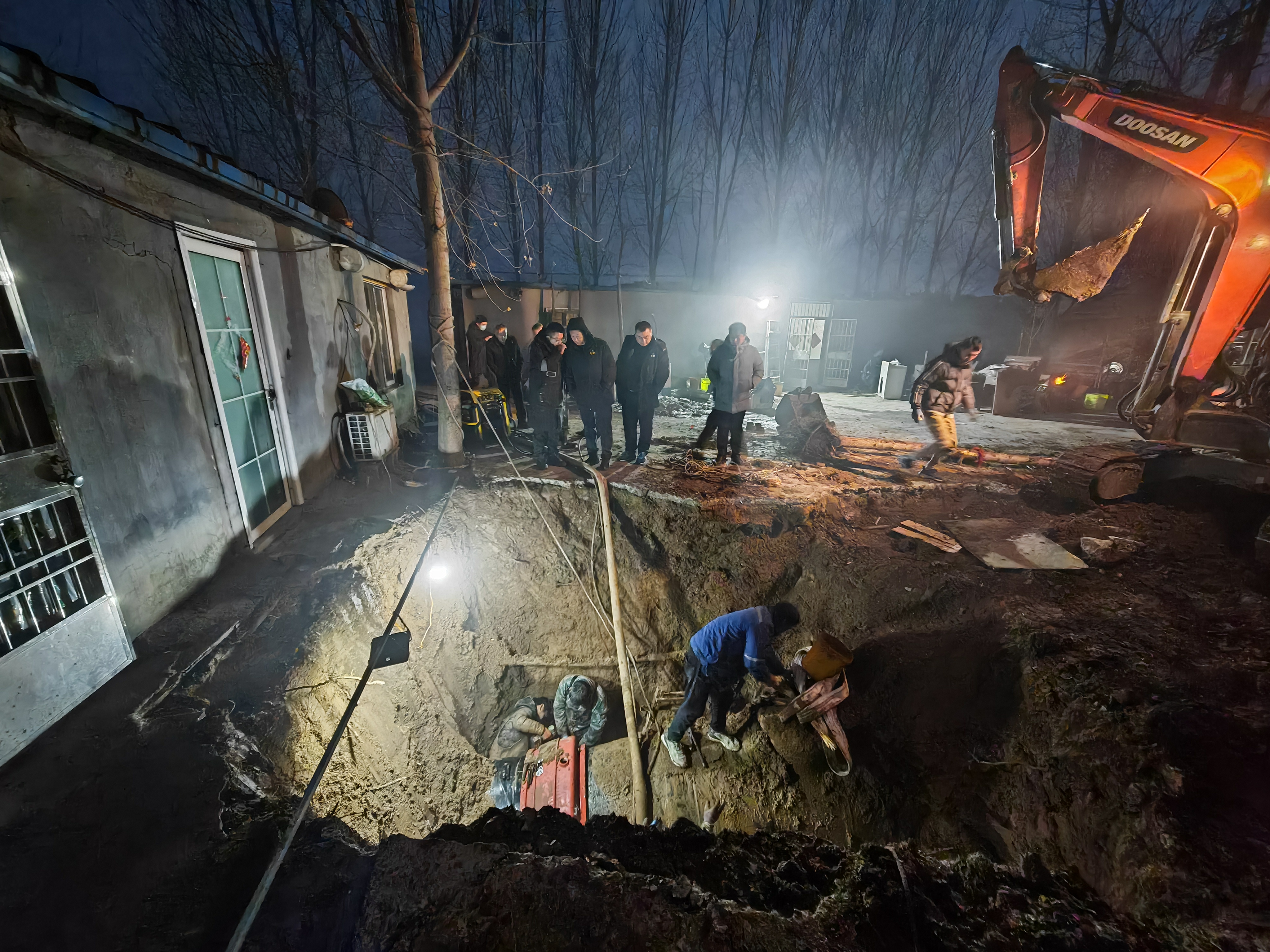 南水北调主管道抢修