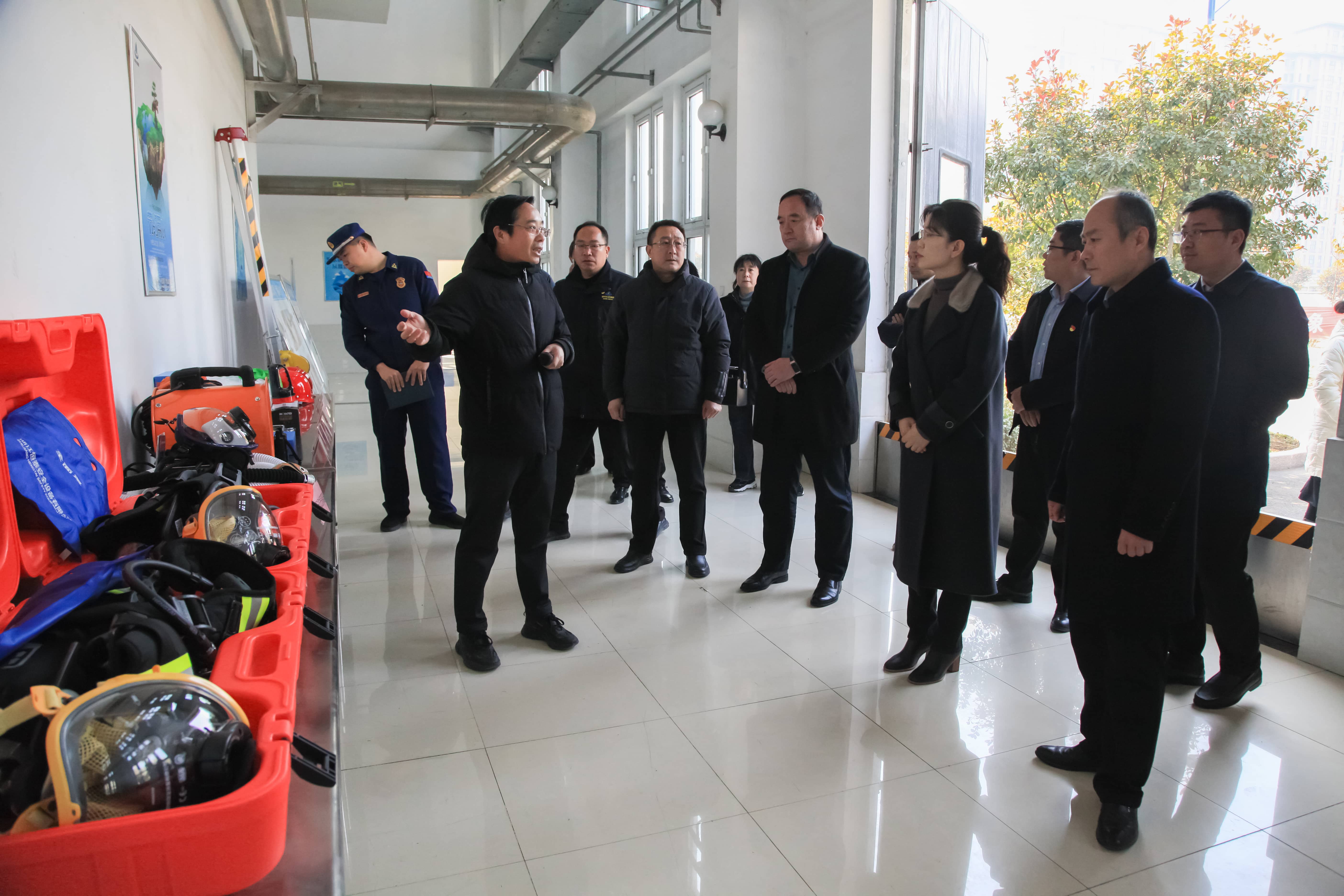 【集团动态】市安全生产委员会农林水务专业委员会到第一净水厂调研安全生产工作