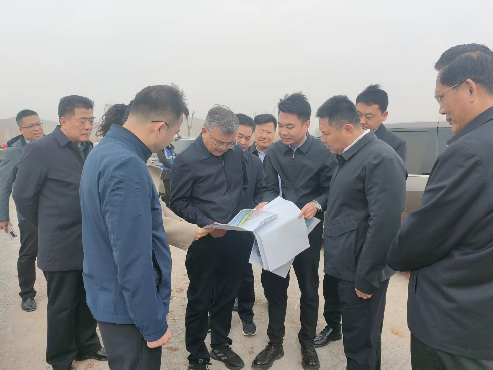 【集团动态】市领导调研重点水利工程项目