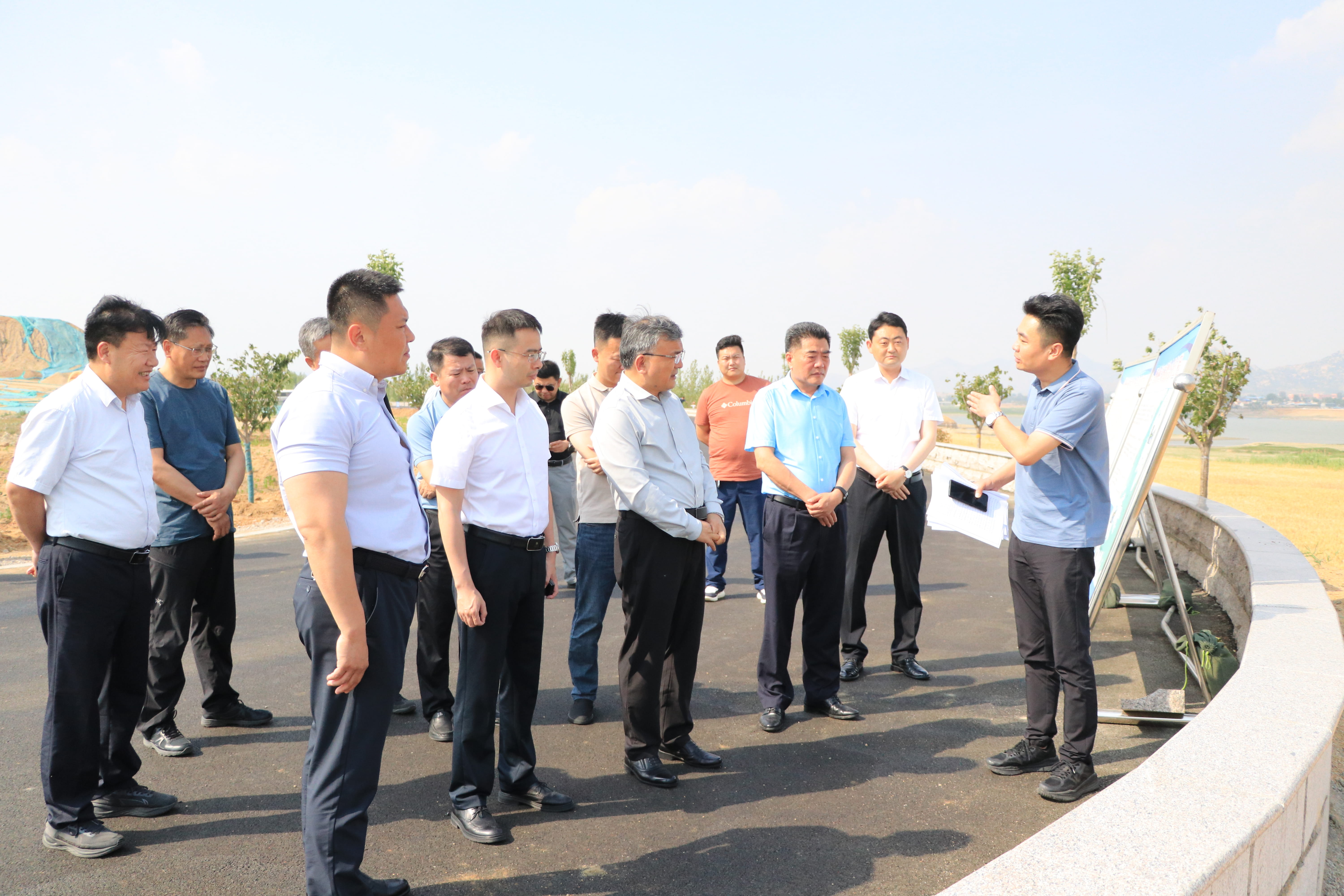 【集团动态】市领导调研集团重点水利工程项目