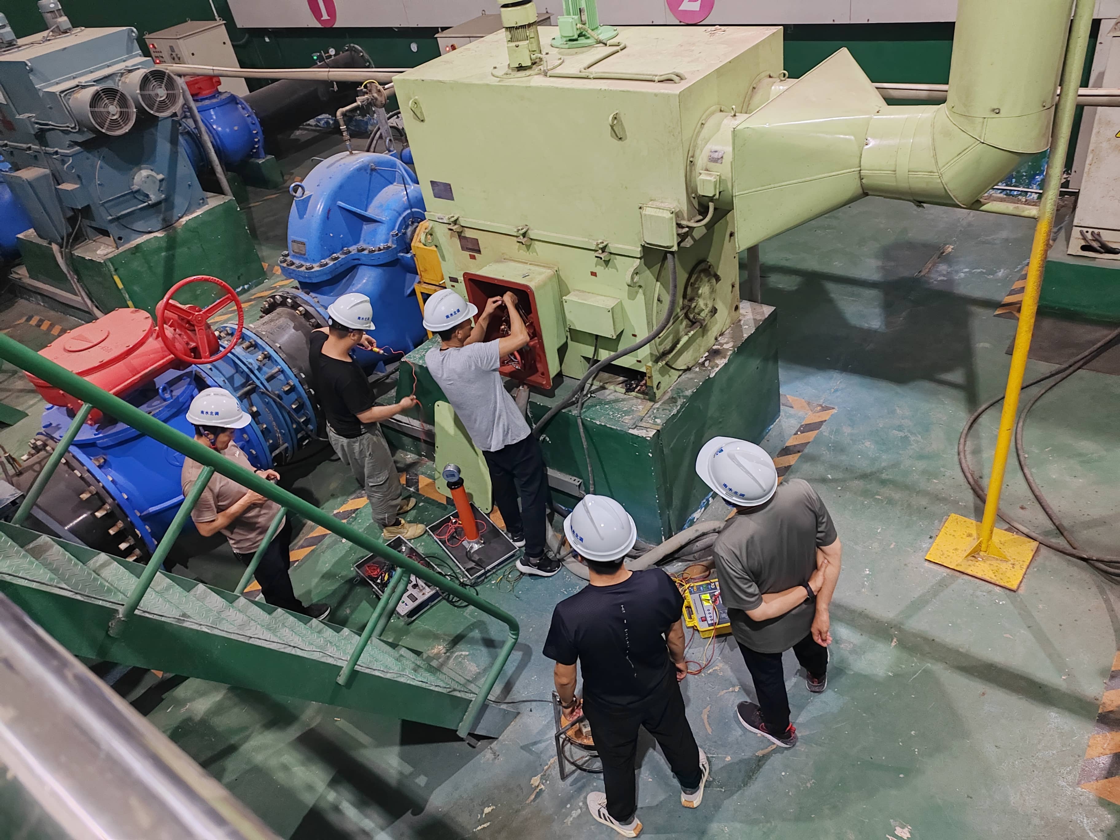 甘桥泵站故障机组紧急抢修