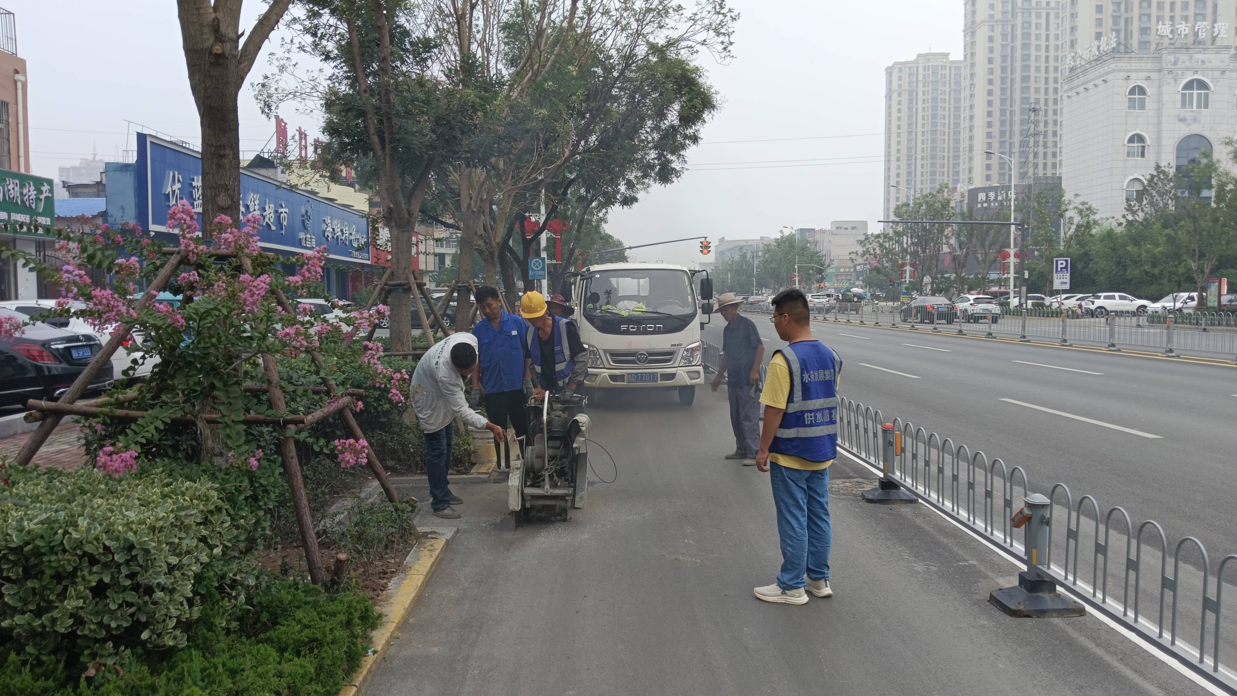 善国路易积水点改造