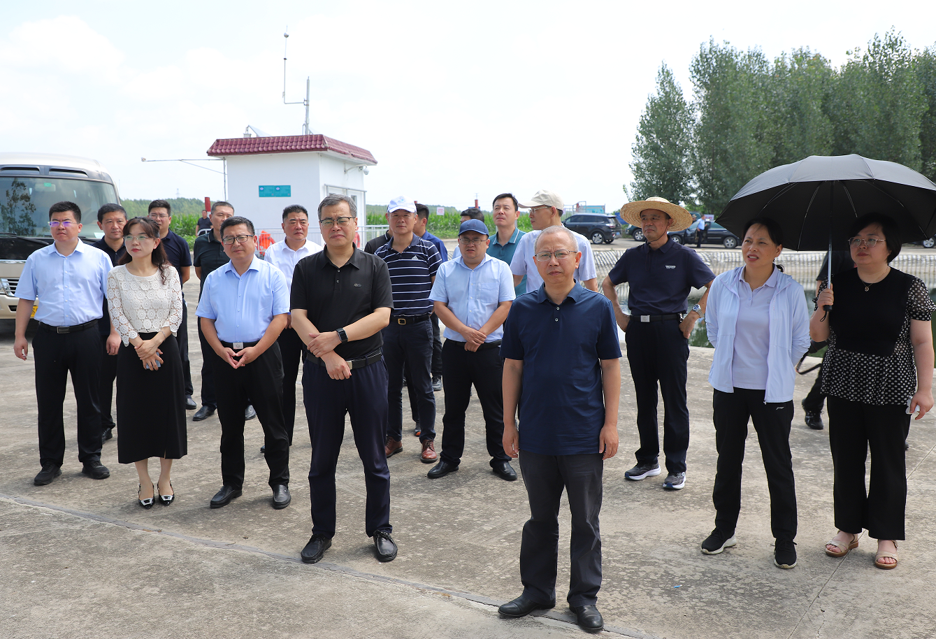 【集团动态】水利部淮河水利委员会领导来滕调研南四湖水资源管理情况