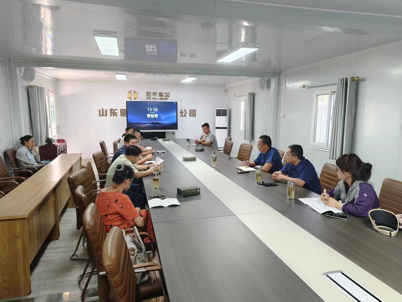 商讨信华集团（启元）项目直饮水设计方案