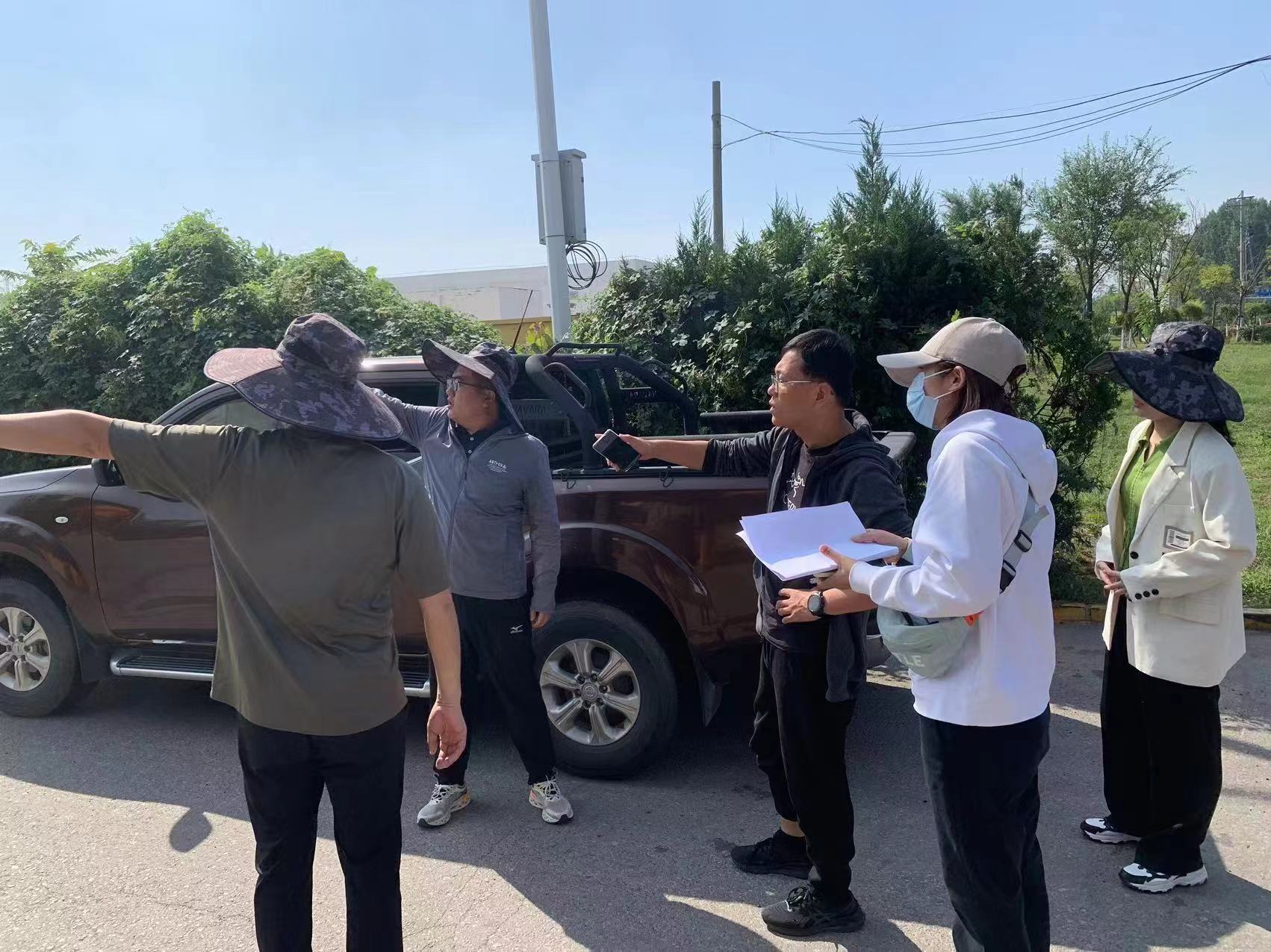 南四湖湖水东调工程现场踏勘