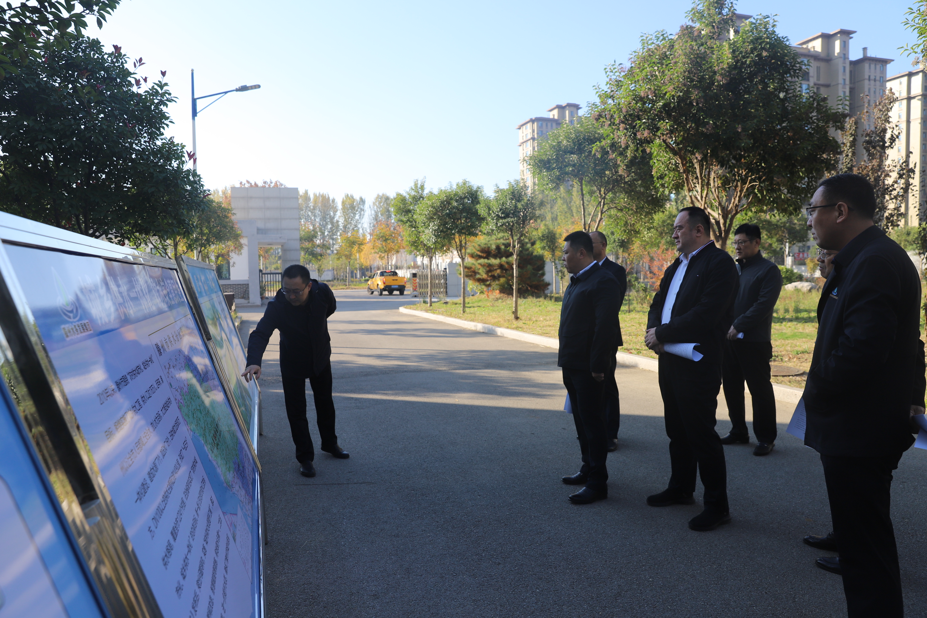 【集团动态】滕州市水务发展集团领导班子到下属子公司调研重点工作