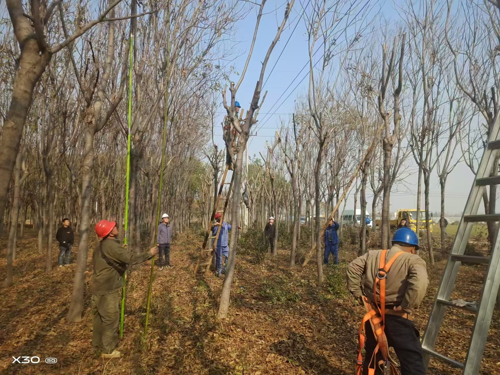 【集团动态】市水务发展集团水发公司开展泵站供电专线冬季检修工作