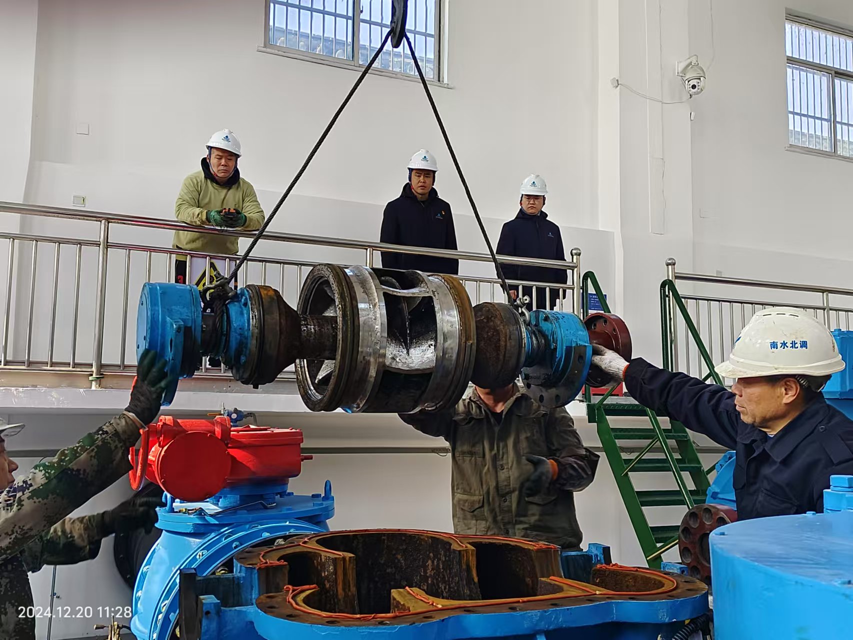 南水北调加压泵站主水泵轮换大修工作