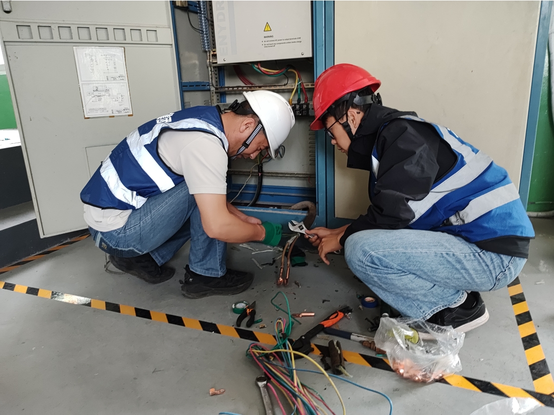 【集团动态】市浩润公司开展十字河泵站专项维护 筑牢供水安全防线