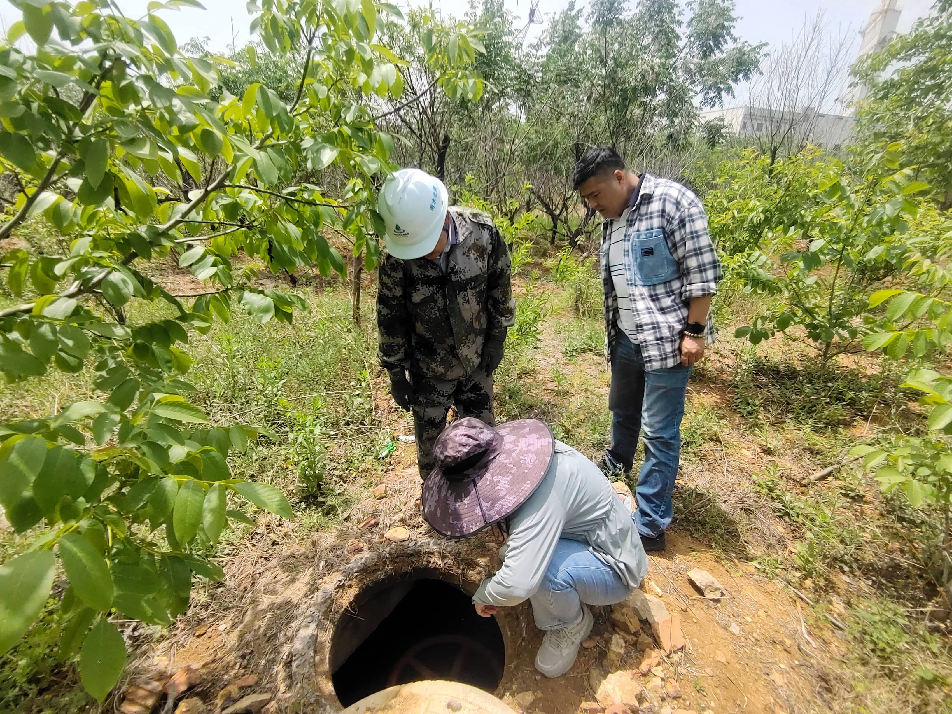 查看工业供水管线排气排水井室开关状态