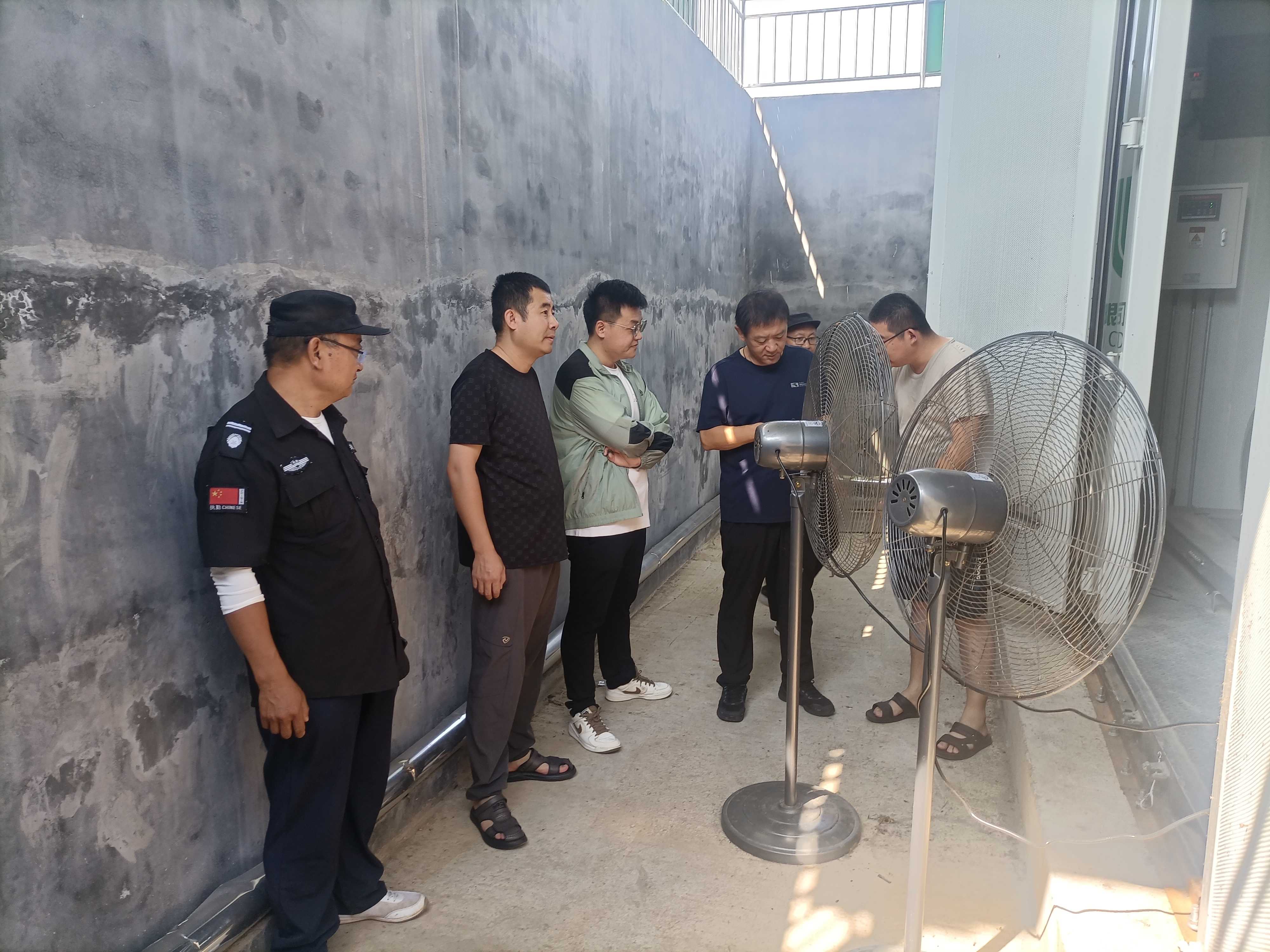 水发公司查看一污调水运行情况