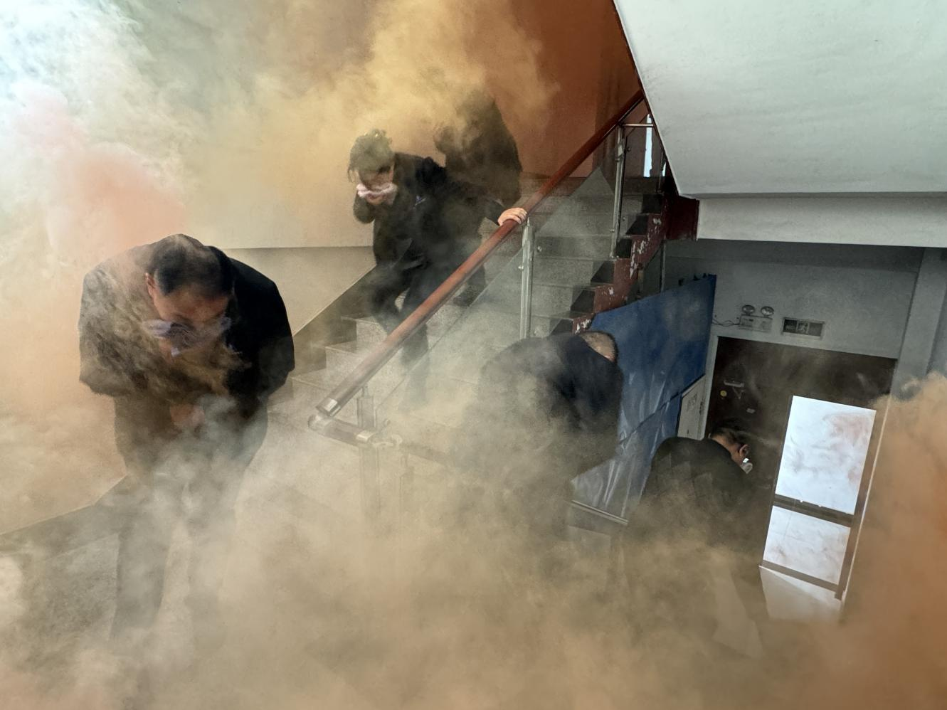 【集团动态】以演促防  以练提能——滕州市水务发展集团汇通排水有限公司开展火灾应急实战演练