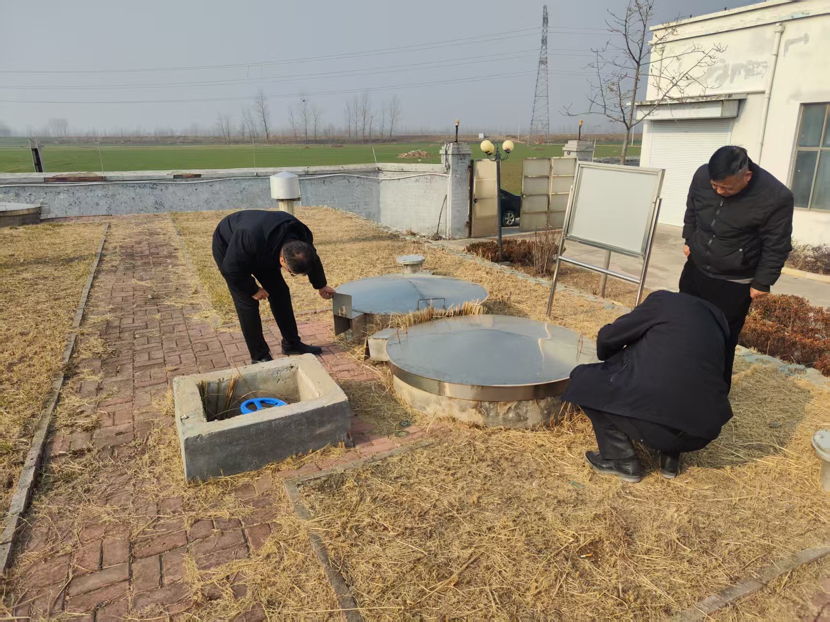 中润公司开展在建给水施工工地进行安全生产督导检查