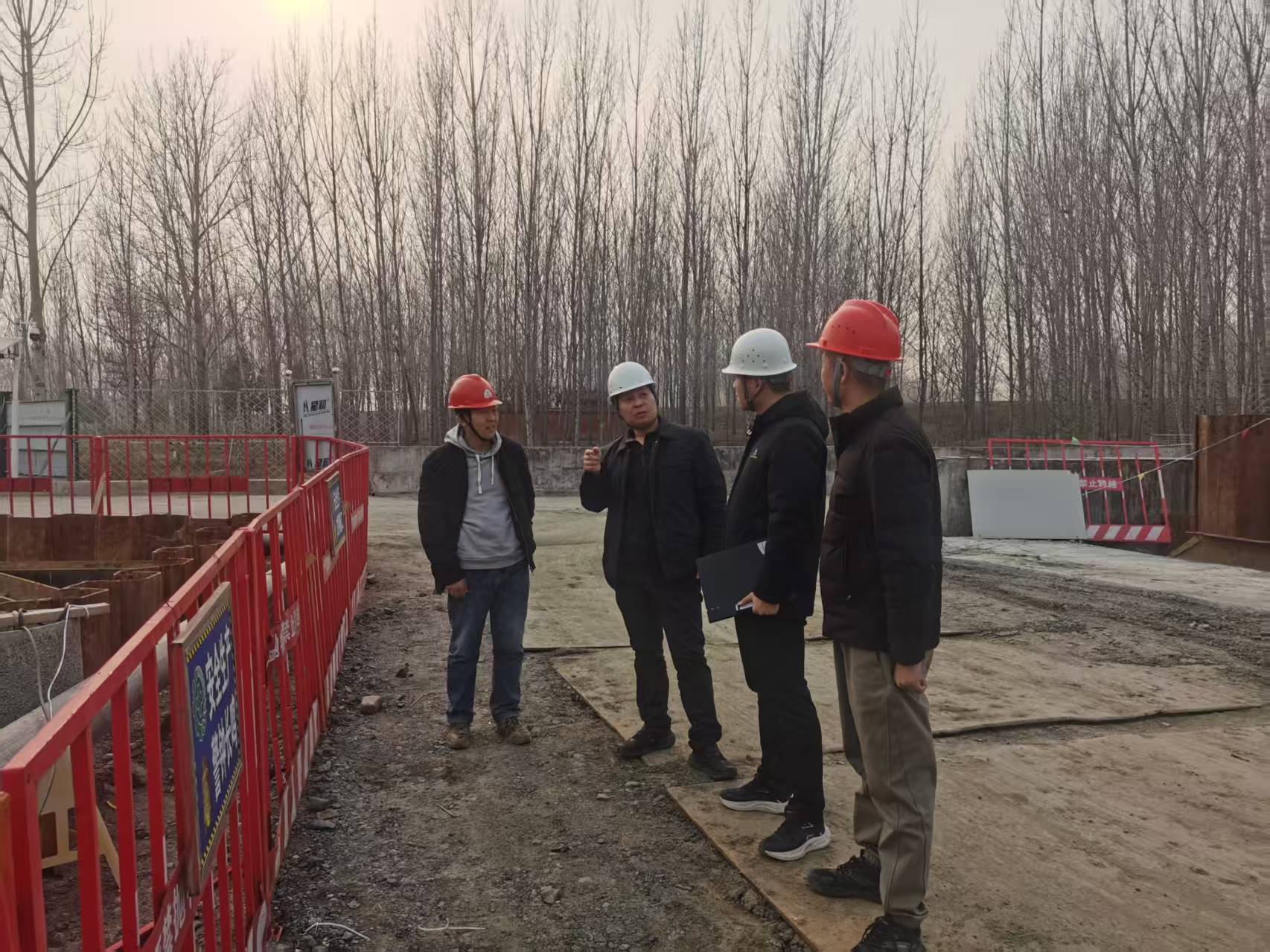 集团企业运营部到南四湖湖水东调工程开展安全检查