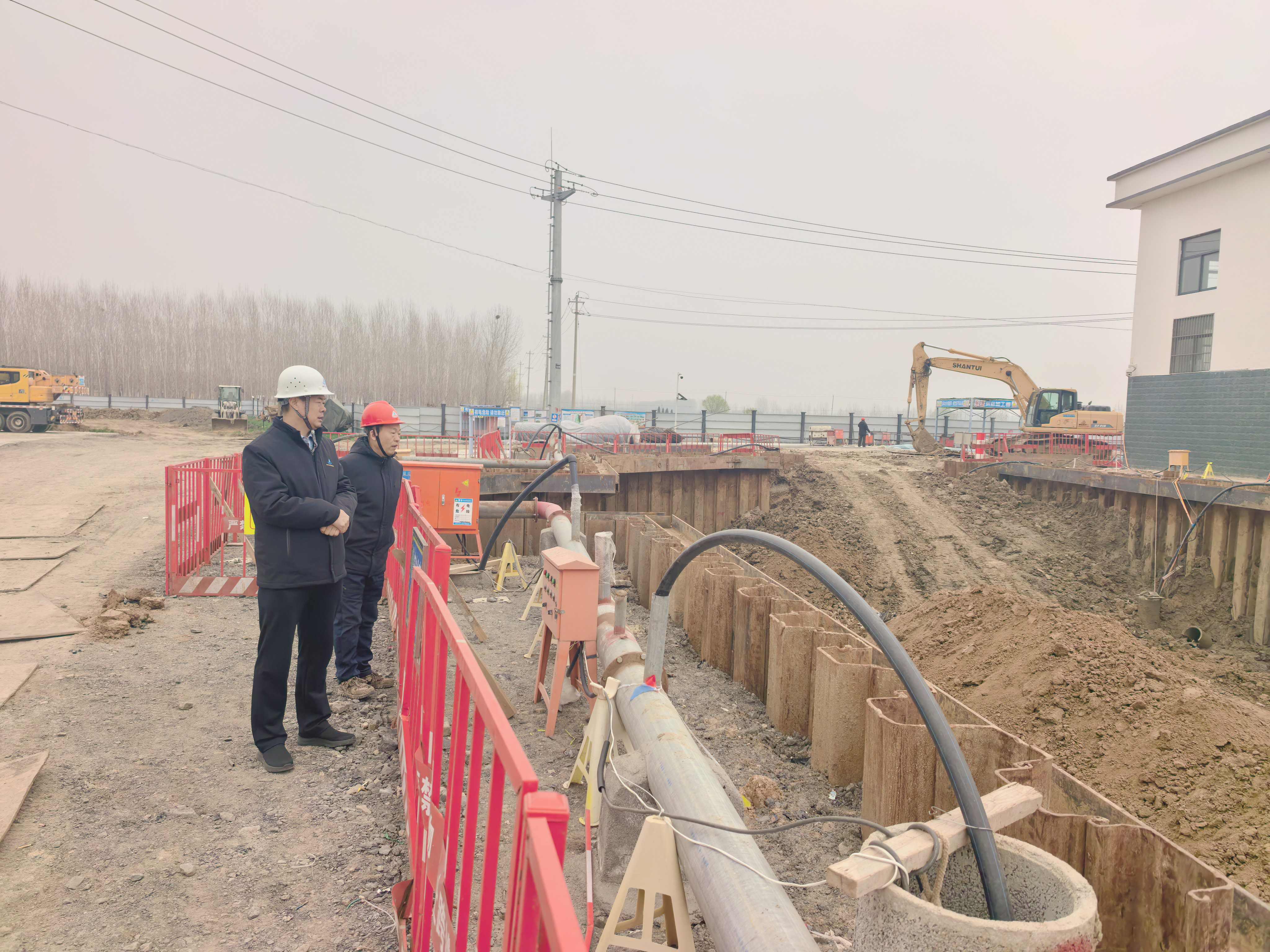 集团纪检监察室对湖水东调工程督查