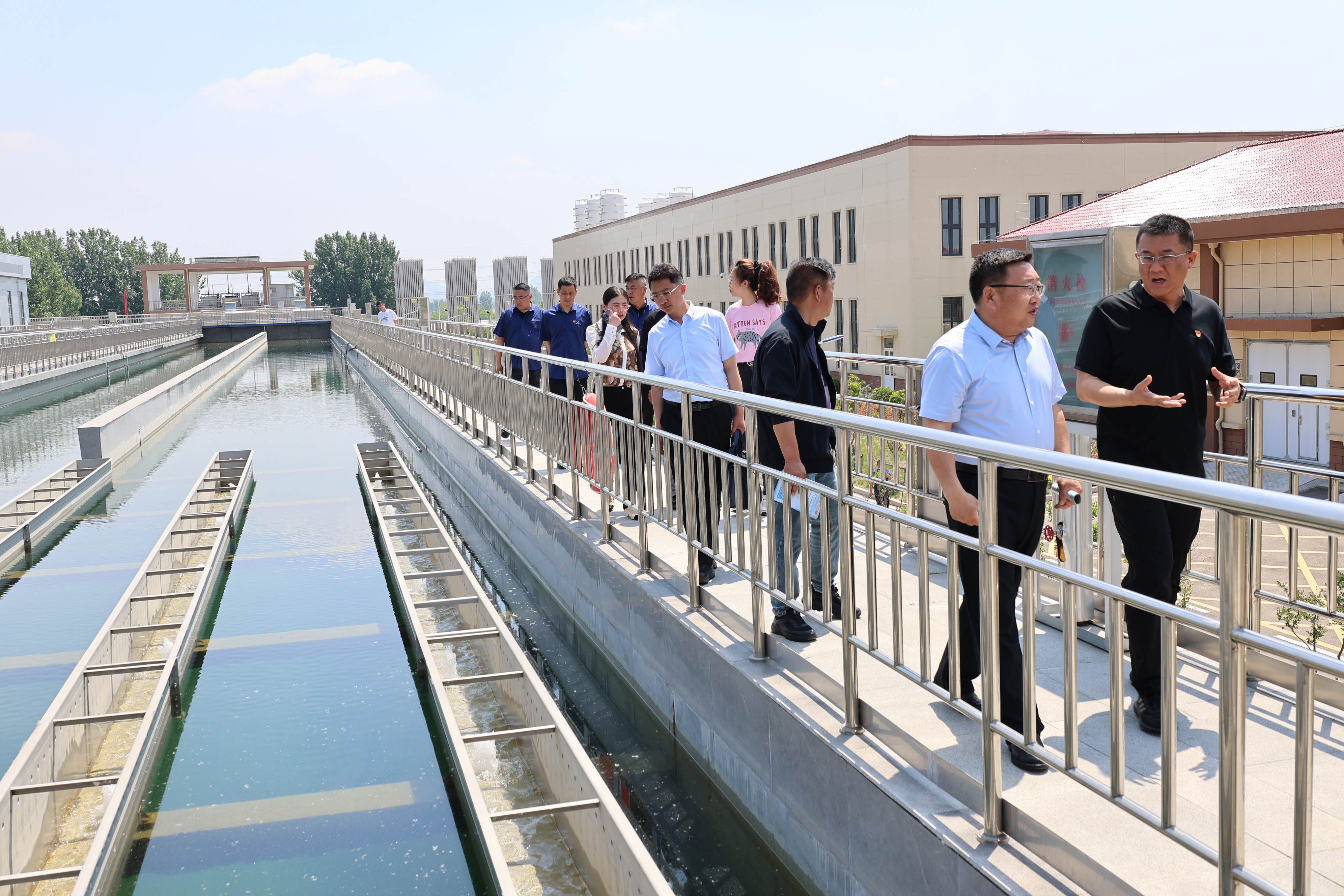 【集团动态】互学互鉴促提升 行业联动拓思路——肥城市桃乡供水有限公司到市水务发展集团交流学习