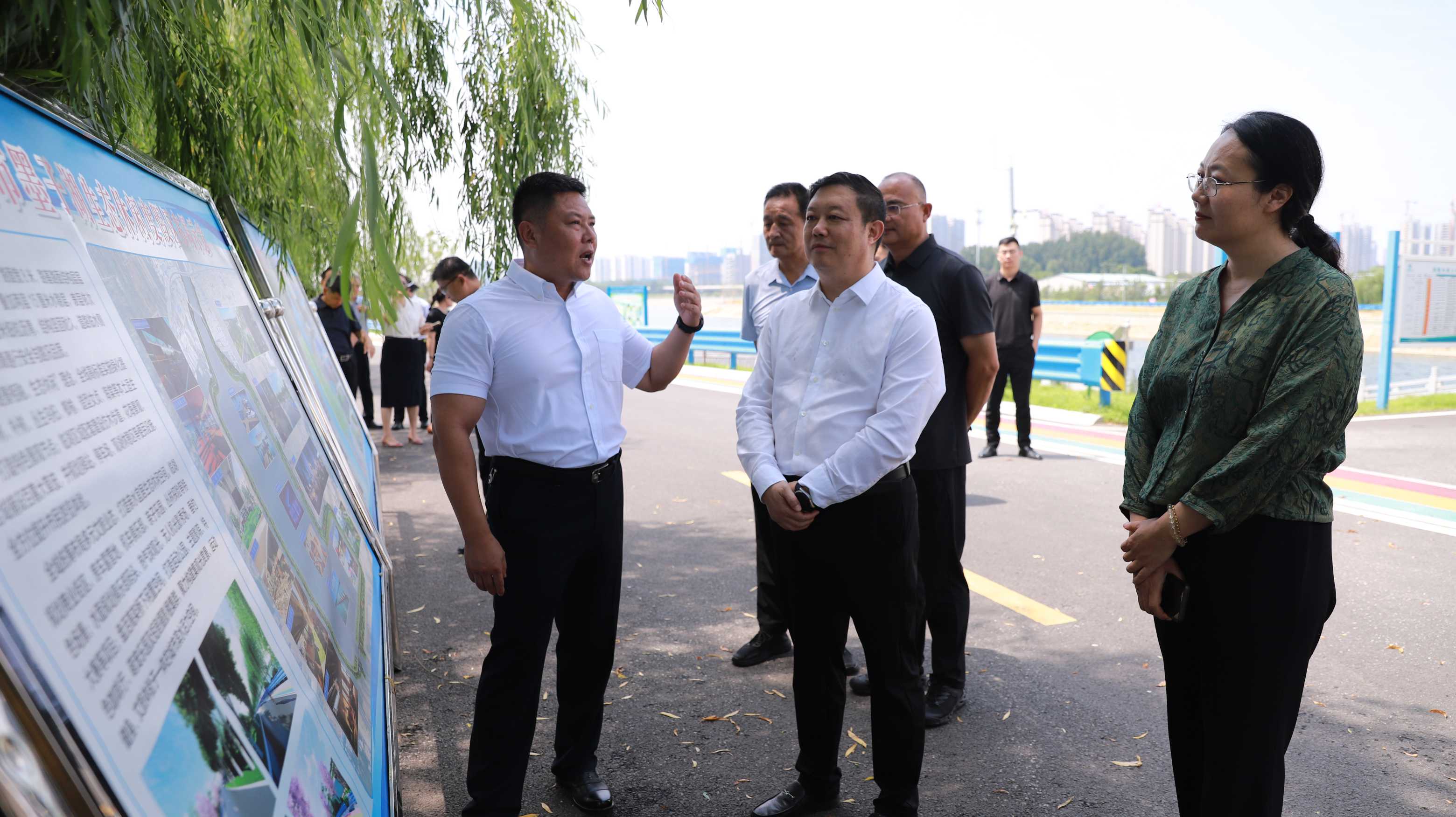 薛登峰主席调研墨子湖生态旅游度假区